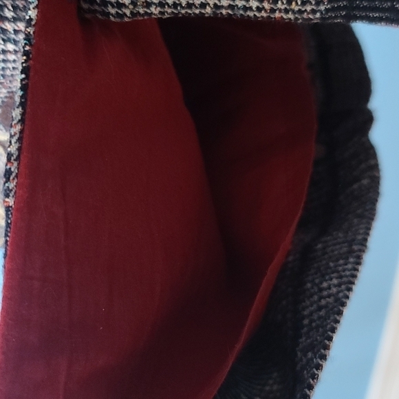 RENE Derhy tweed wool floral embroidery skirt , S - Picture 10 of 13